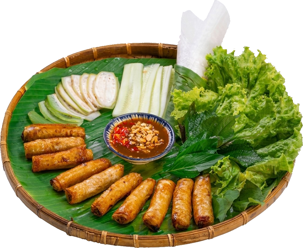 Mẹt nem rán và rau sống Neo Nướng